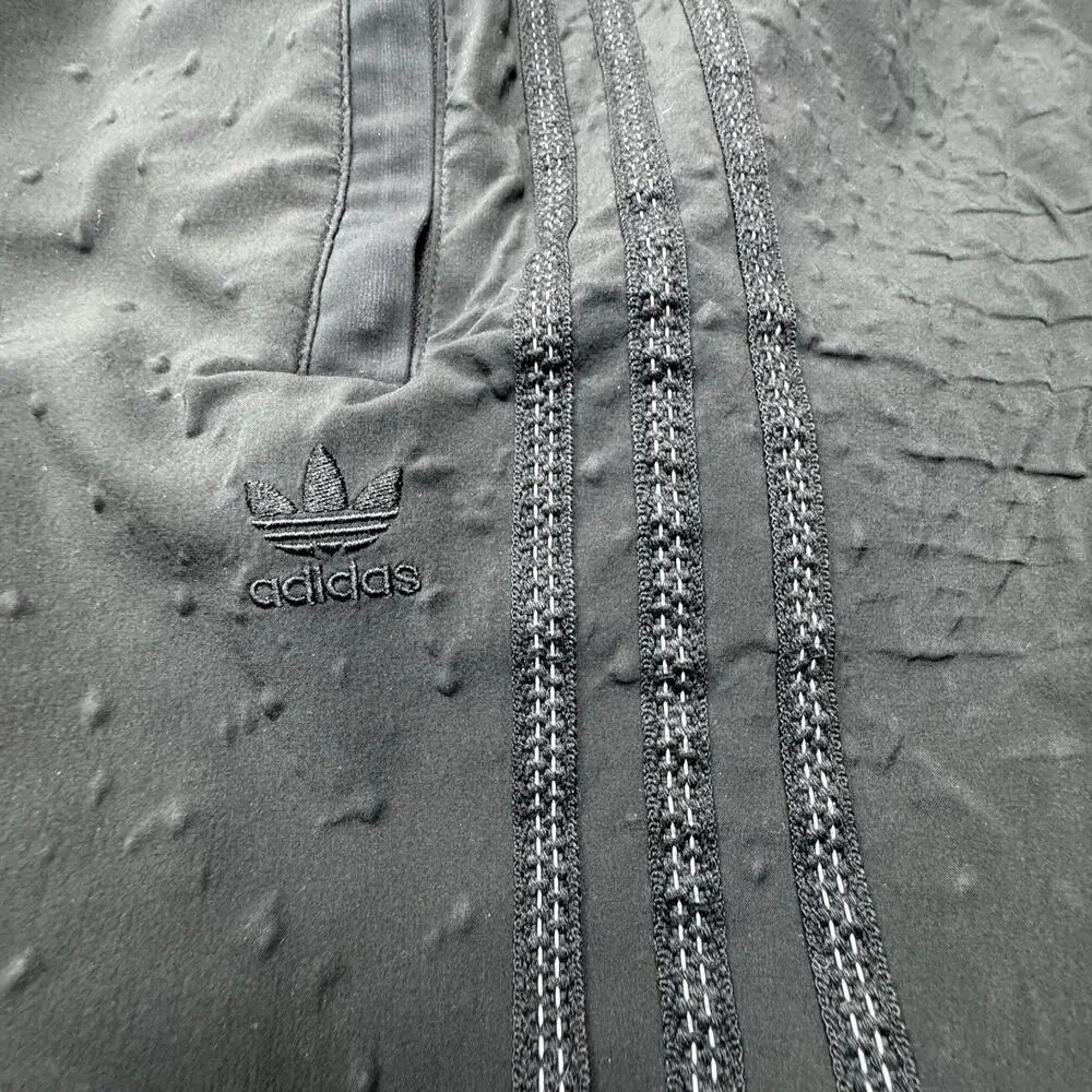 Adidas Originals Pharrell Williams Track Pants Mens XL Black Textured 3 Stripe